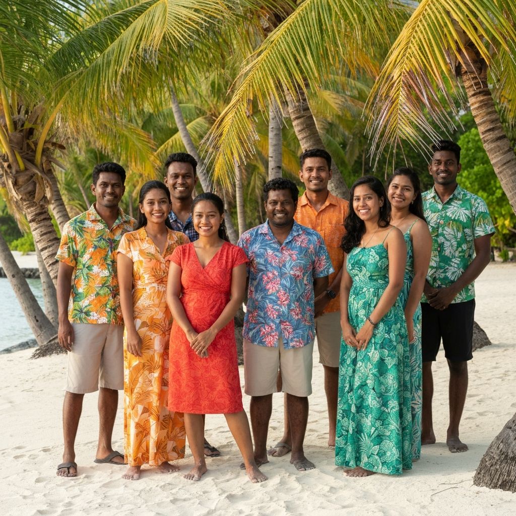 Let in Maldives team